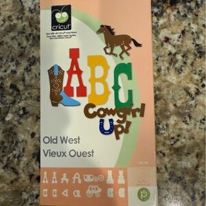 Cricut Old West Cartridge with Multicolor Designs